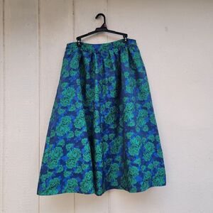 Anthropologie SUNDAY IN BROOKLYN Jacquard Midi Skirt Sz XL